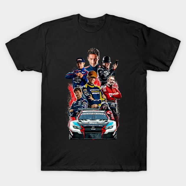 Nascar Driver Star T-Shirt by elegantelite